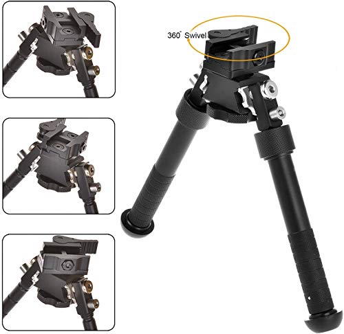 NC Rotating And Tilting 360-Degree Quick Release Bipod, 6 To 9 Inches ...