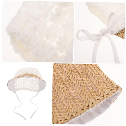 LIFKOME Boy Girl Boy Girl Sun Hat Daisy Princess Hat for Summer Breathable and Comfortable Multi3