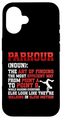 Parkour Definition Freerunning Traceur �X�g���[�g���[�N�A�E�g �X�}�z�P�[�X iPhone 16 �p