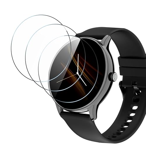 Image of (Pack of 3) Smart Watch screen protector compatible for noise twist go round dial 1.39 inch flexible TPU screen guard (not a tempered glass)