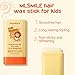 MLSMILE Hair Wax Stick for Baby Styling, 2-in-1 Design with Built-in Comb, Slick,for Kids Waxes, Moisturizing, Non-Greasy, Easy to Use, Compact and Portable