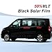 Car Rear Side Window Film 99% UV Blocking Automotive Privacy Window Tint Heat Glare & Scratch Resistant Blackout Auto Sun Shade Roll, 50% VLT, 24