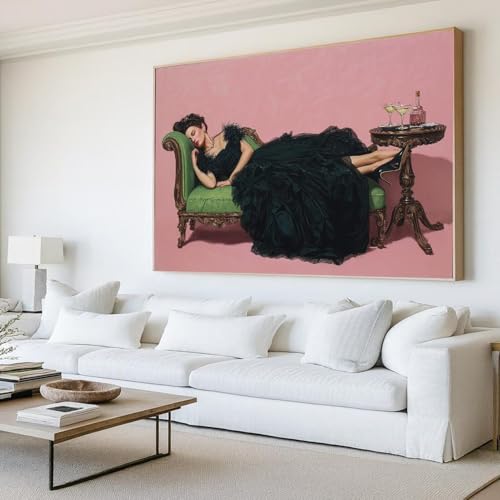 Décoration murale de luxe avec toile imprimée glamour XINBAO pour salon