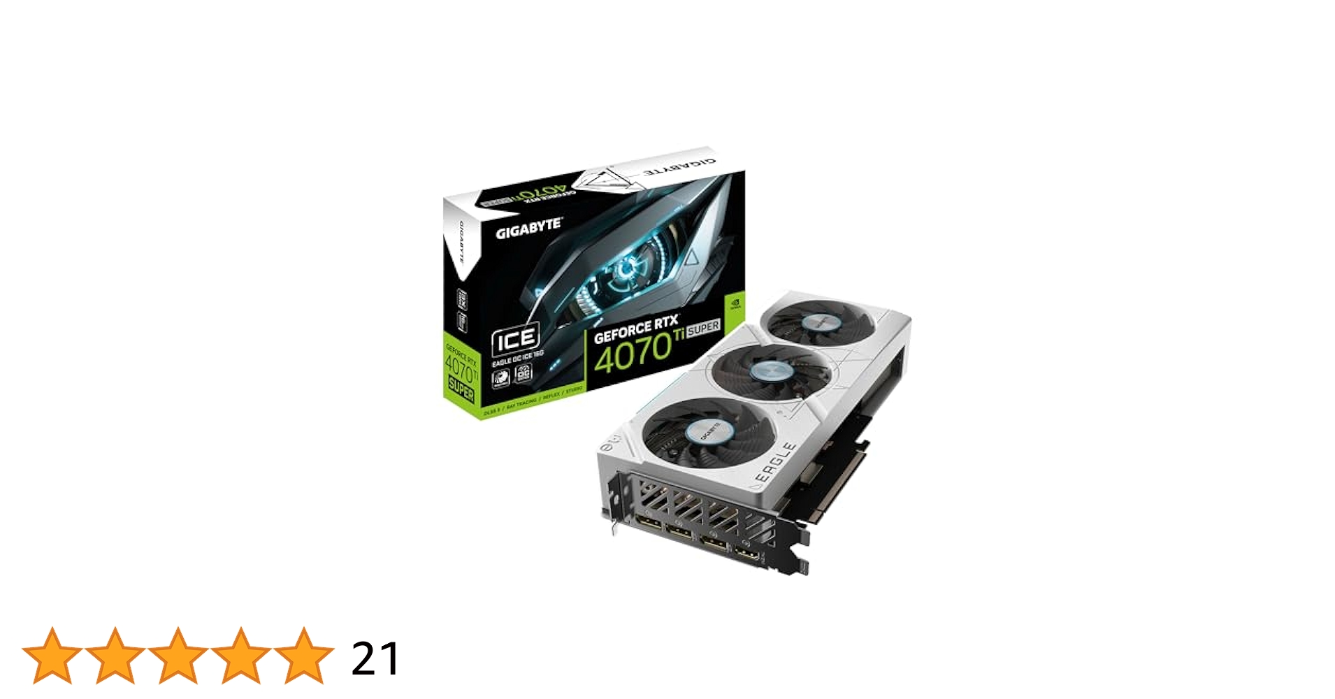 Amazon | Gigabyte GeForce RTX 4070 Ti Super Eagle OC ICE
