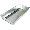 Achla Designs Antique Galvanized Steel Rectangular Plant Tray- 20 in