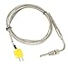 K Type Thermocouple, 1/4 NPT, High Temperature, Fast Response, EGT for Temperature Controllers, Mechanical Industry