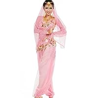 Astage Sportkleding voor dames, danskleding, halter top, harembroek, kleding, roze, EU 32-44