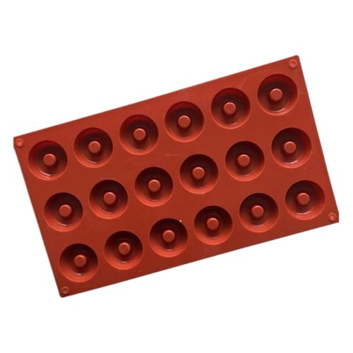 Plateaux à donuts, moule à donuts en silicone - Moule à beignets antiadhésif en silicone à 18 cavités - Machine à beignets multifonctionnelle, plateau de fabrication de bagels résistant à la chaleur p