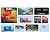 SYLVOX Outdoor TV with Rolling Stand, 55 inch Smart QLED TV, 2000 Nit Full Sun, Weatherproof, 4K UHD, IP56 Waterproof, Commercial Grade (2026 Model)