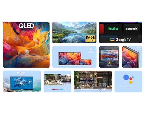 Image of SYLVOX Outdoor TV, 43 inch Smart QLED TV, Full Sun 2000 Nit Sunlight Readable Display, Weatherproof, 4K UHD, IP55 Waterproof, Built-in Speakers, Commercial Grade Smart TVs(2024 Model)