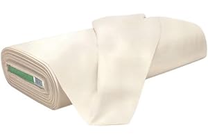 AK TRADING CO. Unbleached Muslin Fabric for Crafts and Cloth, 10 Yards