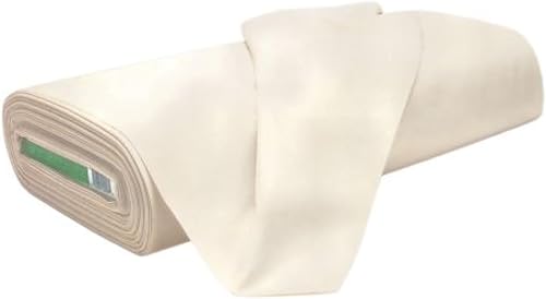 Miniatura 6 de AK TRADING CO. Tela de muselina/textil blanqueado – tela drapeada – Blanco blanqueado 10 yardas de peso medio – 100% algodón (60 pulgadas de ancho)