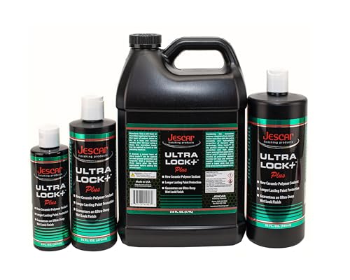 Jescar Ultra Lock + - 8oz | SiO2-Infused Advanced Polymer Sealant for Long-Lasting Paint Protection and High Gloss Finish – UV Protection, Easy Application, Safe for Cars, Boats, RVs, and Motorcycles - Thumbnail 2