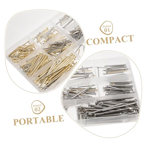 Image of Picture Frame Nails Assortment Kit 400pcs Heavy Duty Wall Hanging Nails Iron Hardware for Decorative Frames