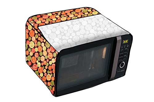 Image of Stylista Microwave Oven Cover for LG 32 L Convection MJ3286BRUS Abstract Pattern Multi Color