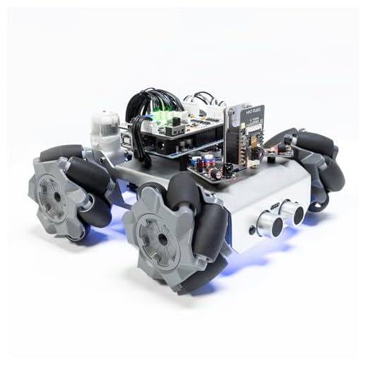 SUNFOUNDER Smart Robot Car Kit Compatibile con Arduino UNO R3, 4WD Omnidirezionale, FPV, ESP32 CAM, APP Romote Control ecc, Kit Educational Robot per adulti