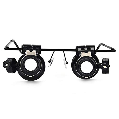 Preisvergleich Produktbild Qkiss 20X Lupe Uhrmacher Schmuck Uhrmacher Werkzeug Brillenlupe