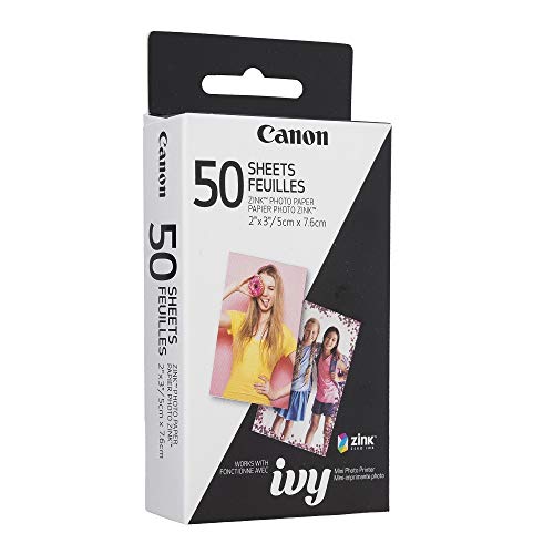 image for Canon ZINK Photo Paper Pack, 50 Sheets, White, 2