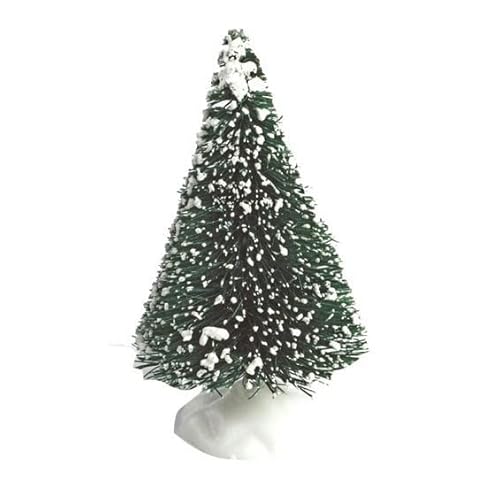 LGT Bristle/Bottle Brush Snowy Christmas Tree 45mm (3pk) or 62mm (12pk) Cake Cupcake Decoration/Topper (3 x Bristle Trees)