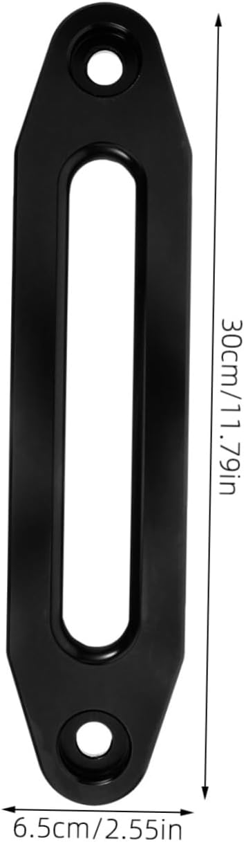 Universal Fairlead for Synthetic Rope Vehicle Winch Accessory Off-Road Compatible Aluminum Rope Guide Sturdy 10 Winch Plate