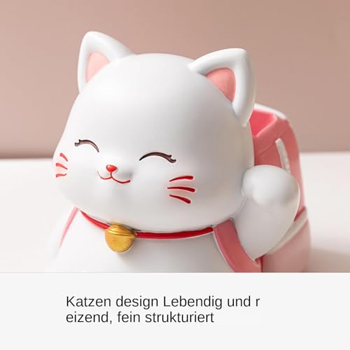 Pot à crayons mignon et design en forme de chat, l'idée cadeau idéale pour décorer une chambre - 7
