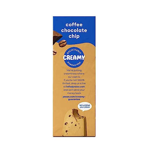 Yasso® Frozen Greek Yogurt Bars, Coffee Chocolate Chip, 3.5 Ounce Bars, 4 Count #TOP6