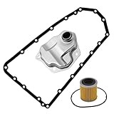 Automatic CVT Transmission Filter & Oil Pan Gasket Kit（20 holes) - Fits 2007-2012 Nissan Altima 2.5L, 2008-2013 Rogue, 2007-2012 Sentra 2.0L with JF011E Gearbox - Replaces OE 31728-1XF02 31726-1XF00