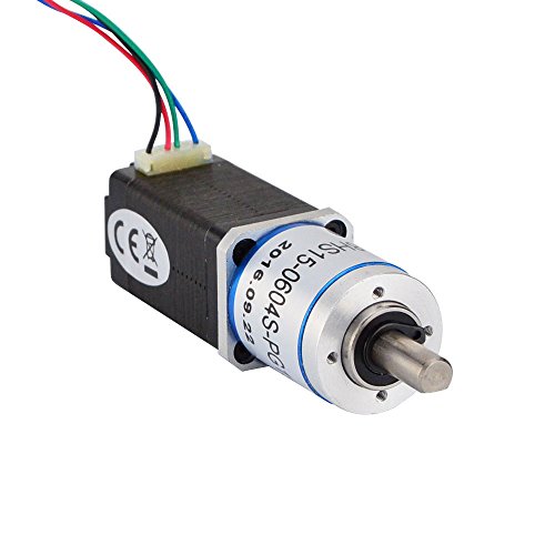 STEPPERONLINE 19:1 Planetary Gearbox Nema 8 Stepper Motor Geared Stepper Motor