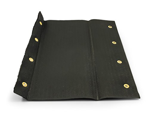 Camco 42953 Rv Step Rug ( Premium Wrap Around Double Ribbed , 100% Polyester (18" X 23") - Black) #TOP4