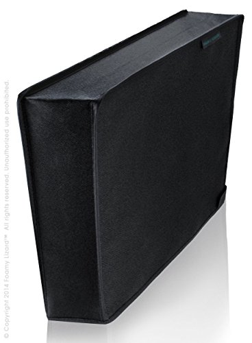 Playstation 4 Dust Cover Vertical by Foamy Lizard ® TexoShield (TM) premium nylon dust guard cover [USPTO PATENT PENDING] for PS4 with back cable port (Vertical)