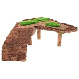 plataforma matrix jane Plataforma del tanque de reptiles: el material de resina puede garantizar que la plataforma no se deforme fácilmente con el uso normal o la decoración del acuario.
