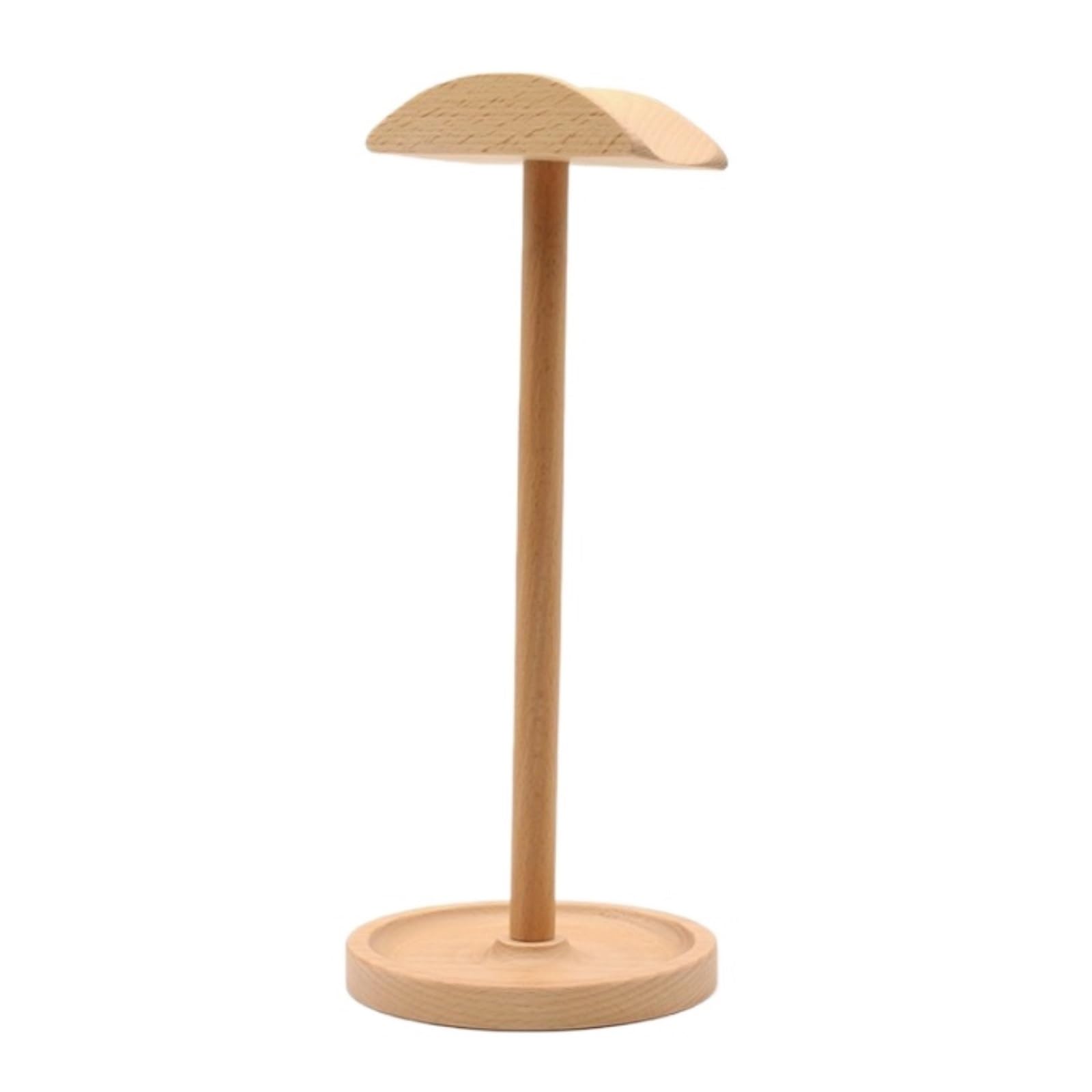 MRKU Headphone Stand Holder Headset Hook Hanger Desktop Beech,Wooden,Universal,Earphone