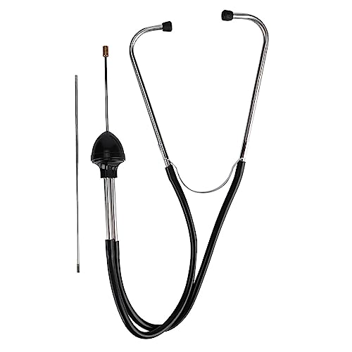 Zerodis Stéthoscope Professionnel pour Cylindre de Moteur, Outil de Diagnostic pour Mécanicien Automobile, Testeur de Réparation de Moteur à Tube en Acier Inoxydable avec Sonde