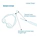 Oumers Swim Goggle Bungee Straps (4-Pack), Adjustable Replacement Swimming Goggle Straps with Speed Adjust Cord Lock Clamp Suit Racing Goggles Anti Fog Racing Kids Goggles for Men, Women and Children