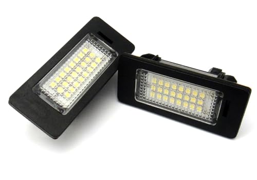 RZG 2x LED Licence Number Plate Light White Canbus For E82 E88 F22 F45 E90 E92 M3 F30 F32 E39 E60 F10 M5 X1 X3 X4 X5 X6 M