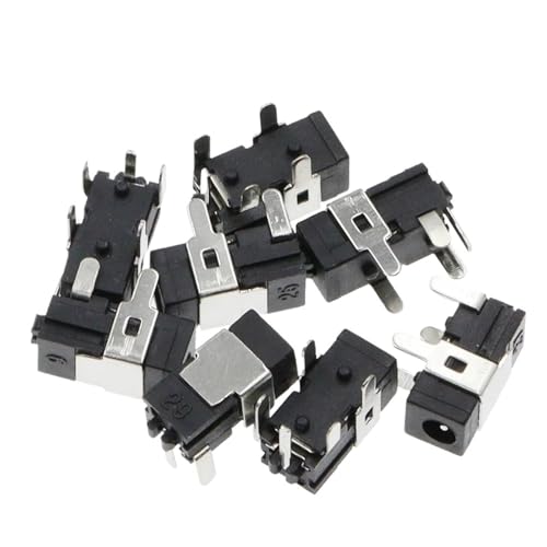 Conector de alimentación CC hembra DC-011 con toma de aguja de 2,5 mm x 0,7 mm para circuito impreso 2