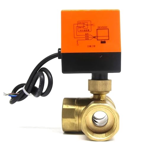 Actionneur électrique DN20 avec vanne en laiton robuste pour fluides et gaz