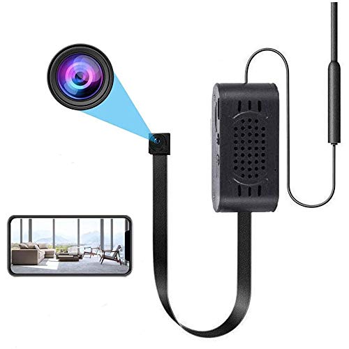 Cámara WiFi  Encubierta HD 1080P Portátil Vídeo Ultra Micro Inalámbrica con Detección