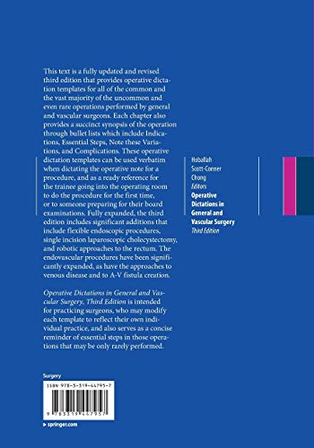 Operative Dictations In General And Vascular Surgery #TOP1