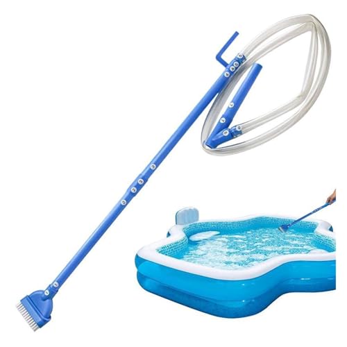 TIEOAXFT Aspiradora de Mano for Jacuzzi, Limpiador de Piscinas portátil y eficiente, diseño Manual Seguro for Eliminar Algas y Suciedad en el Agua de Piscina.