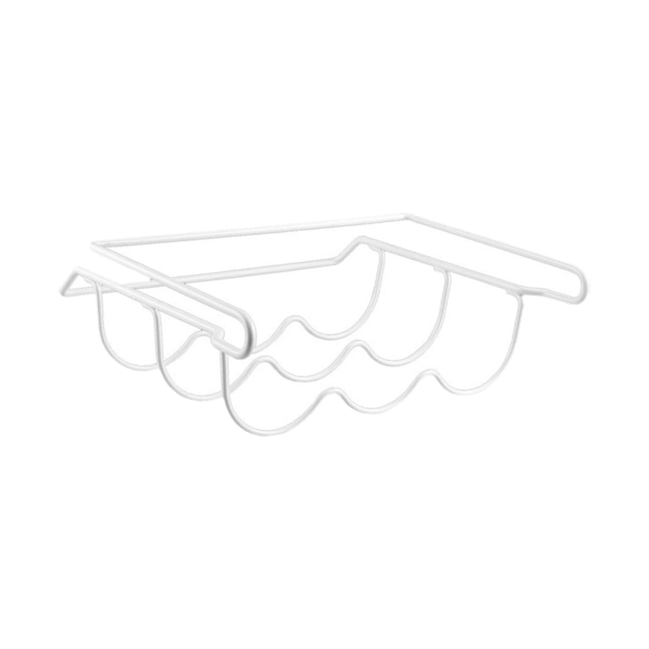 GRIRIW Refrigerator Storage Rack Beer and Wine Holder Heavy Duty Iron Perfect for Kitchen Decor