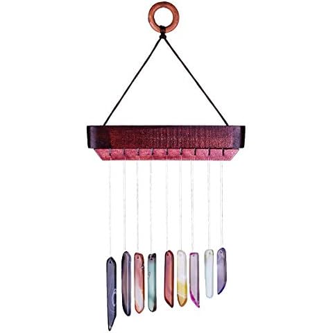 Nupuyai Agate Slice Wind Chimes Cover