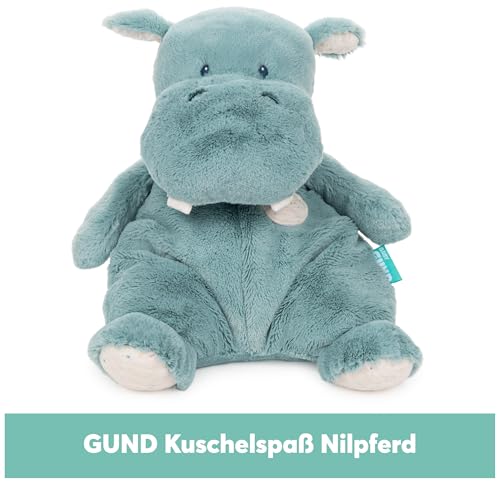 GUND Kuschelspaß Nilpferd - hochwertiges Kuscheltier, ca. 30 cm, für Kinder ab Geburt