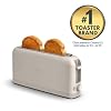 bella 2 Slice Slim Toaster, Fits-anywhere™ Kitchenware, 6 Setting Shade Control with Reheat & Cancel Buttons, Fits sourdough, 10” Long Slot, Anti Jam & Auto Shutoff, 900 Watt, Oatmilk #3