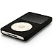 for iPod Classic Case, Silicone Skin Case Cover for Apple iPod Classic 6th 7th 80GB, 120GB Thin 160GB and iPod Video 5th 30gb + Screen Protector & Lanyard-10.5mm Thickness Thin Version(Black)