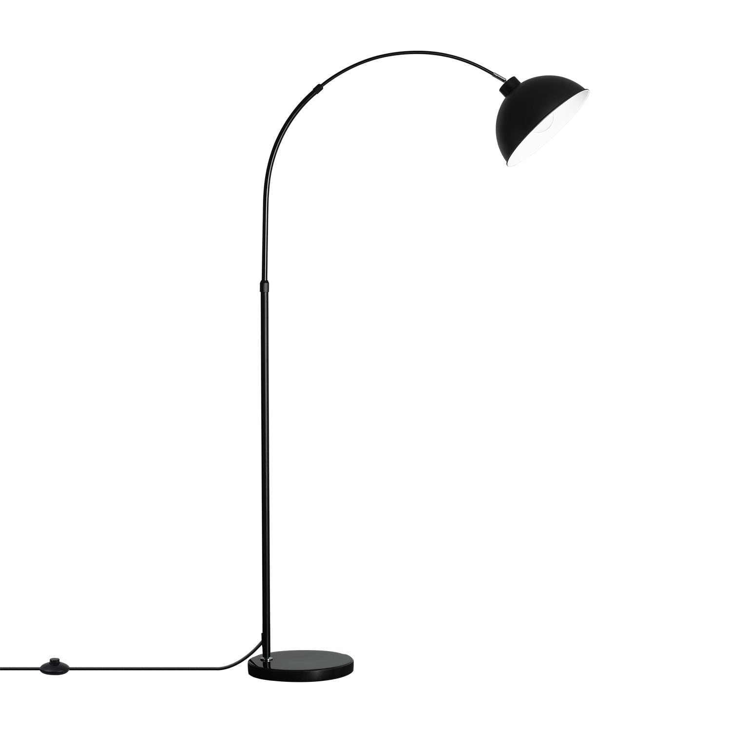 LEDKIA Lámpara de Pie Metal Maisie Negro