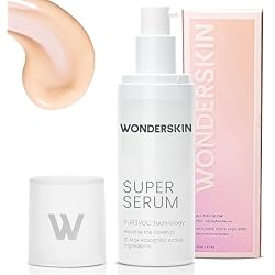 Wonderskin Super Serum - All Day Glow Multi-Corrective Serum, Skin Care Facial Moisturizer, Vitamin C with Hyaluronic Acid, Anti Aging Purevoc Range