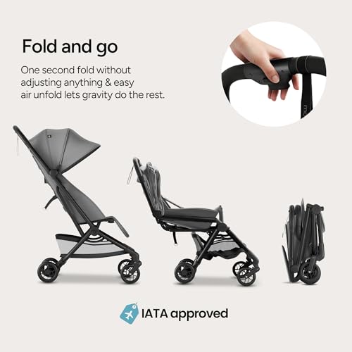 Image of Mompush Velo Compact Travel Stroller One-Hand Fold, Carry-on Approved