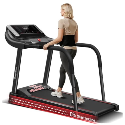 UMAY Fitness Treadmill Incline, Foldable Compact Treadmills