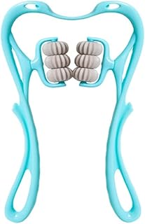 cn herb Cervical Spine Massager Clip Neck Massage Artifact six-Wheel kneading Neck Massager